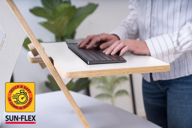 Huvudbild Sun-Flex Easydesk Rise Svart 