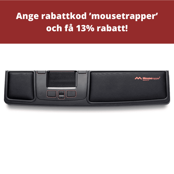 Huvudbild Mousetrapper Advance 2.0 Svart / vit