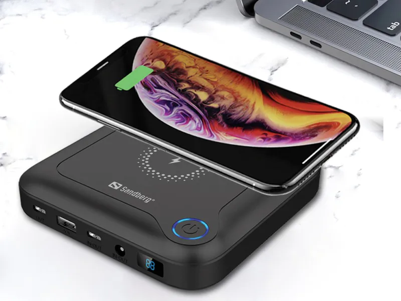24.000 mAh All-in-1 Laptop PowerBank, Black